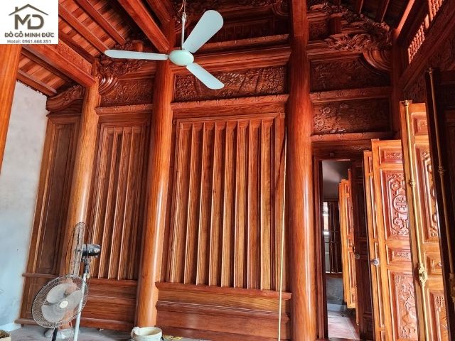 gỗ lim hay gỗ xoan làm nhà cổ tốt nhất