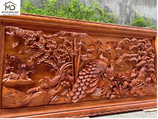 mẫu  tranh đặc biệt làm bằng gỗ