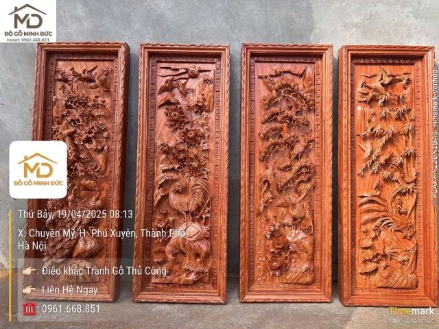 những lý do khiến tranh gỗ được lựa chọn nhiều hiện nay