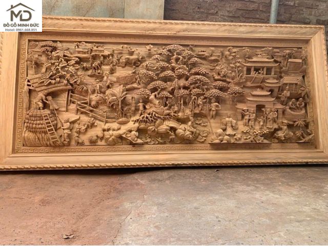 tranh thủ công truyền thấn