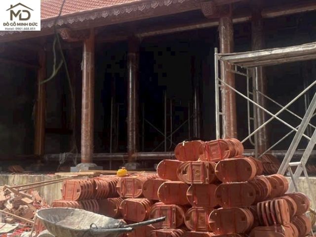 thi công nhà gỗ cổ truyền đúng thời hạn