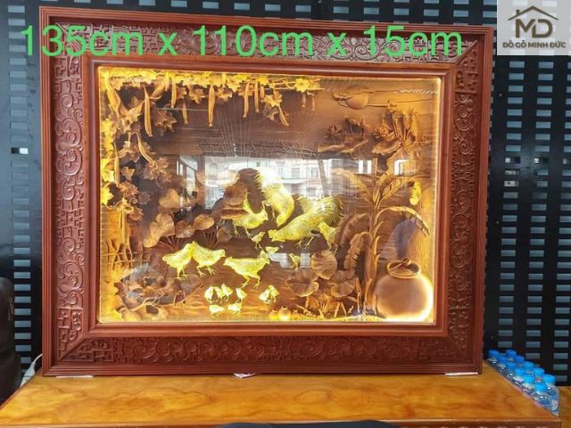 Tranh gỗ treo tường tại An Giang